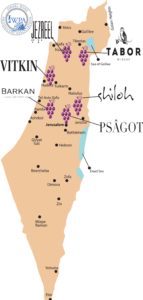 Israeli Winery Map